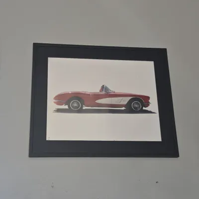 Sale Photo Thumbnail #186: Chevrolet corvette c framed print by douglas pittman