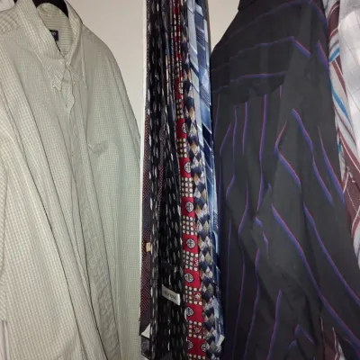 Sale Photo Thumbnail #115: Assorted men s neckties and dress shirts