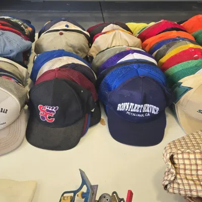 Sale Photo Thumbnail #425: Vintage promotional trucker hat collection