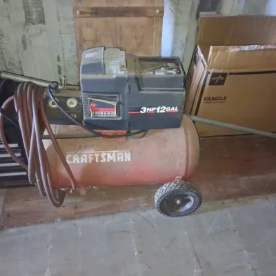 Sale Photo Thumbnail #563: Sears craftsman hp gallon air compressor second image