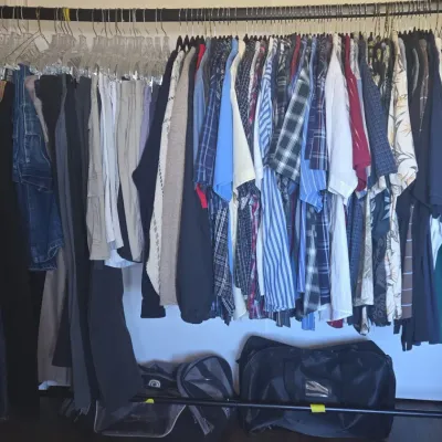 Sale Photo Thumbnail #193: Assorted men s clothing and apparel lot