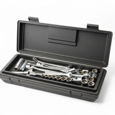 Sale Photo Thumbnail #535: Vintage craftsman or drive socket and wrench tool set