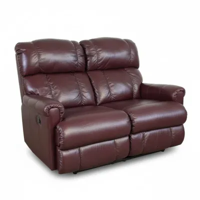 Sale Photo Thumbnail #470: Power reclining leather loveseat