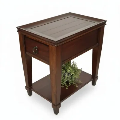 Sale Photo Thumbnail #406: Sunny designs santa fe dark chocolate chair side table