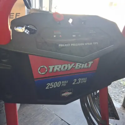 Sale Photo Thumbnail #566: Troy bilt psi pressure washer second image