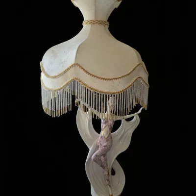 Sale Photo Thumbnail #358: Giuseppe armani elegant lady figural lamp