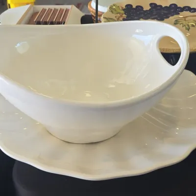 Sale Photo Thumbnail #322: Vietri campagna fish serving bowl and platter