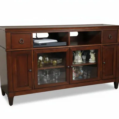 Sale Photo Thumbnail #480: Traditional cherry wood sideboard or buffet xx