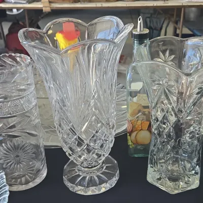 Sale Photo Thumbnail #223: Noritake hampton hall crystal vase collection