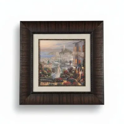 Sale Photo Thumbnail #409: Thomas kinkade san francisco lombard street gicle