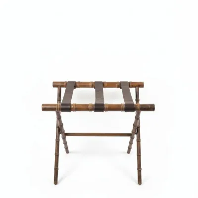 Sale Photo Thumbnail #419: Vintage faux bamboo butler s tray table