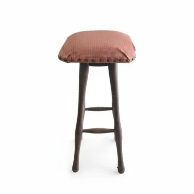 Sale Photo Thumbnail #332: Vintage rustic turned leg bar stool