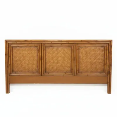 Sale Photo Thumbnail #482: Tropical rattan and bamboo bedroom set second image