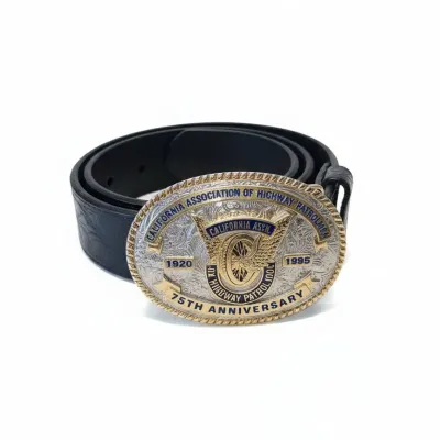 Sale Photo Thumbnail #274: California association of highway patrolmen th anniversary belt buckle