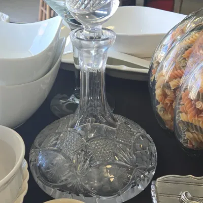 Sale Photo Thumbnail #353: Cut glass ships decanter