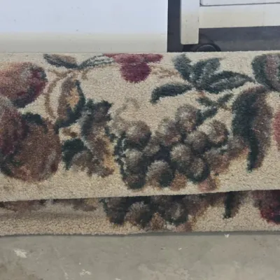 Sale Photo Thumbnail #420: Vintage fruit motif table runner