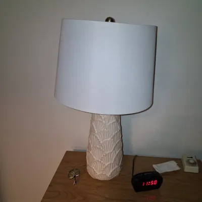 Sale Photo Thumbnail #238: Scalloped ceramic table lamp wilford lee home accents
