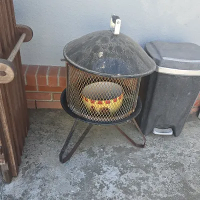 Sale Photo Thumbnail #180: Whalen portable steel wood fire pit