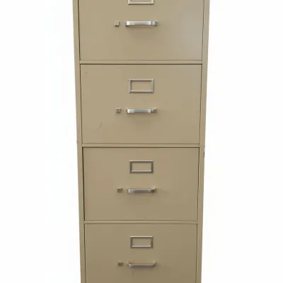 Sale Photo Thumbnail #214: Hon series four drawer vertical filing cabinet