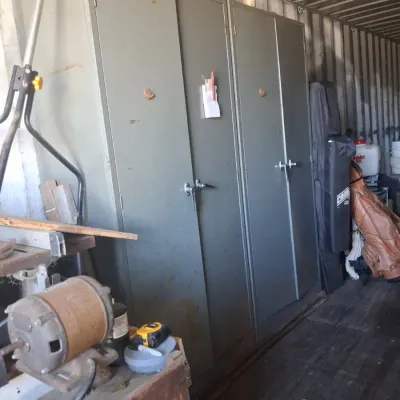 Sale Photo Thumbnail #565: Tennsco steel storage cabinet