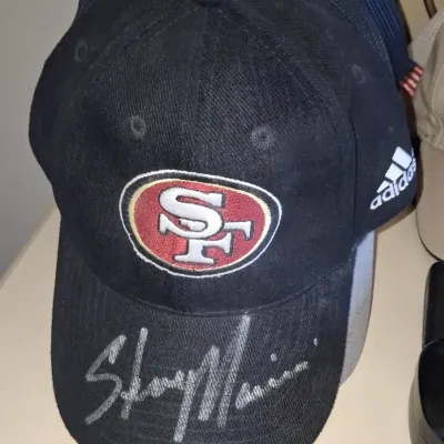 Sale Photo Thumbnail #151: San francisco ers autographed cap possibly steve young