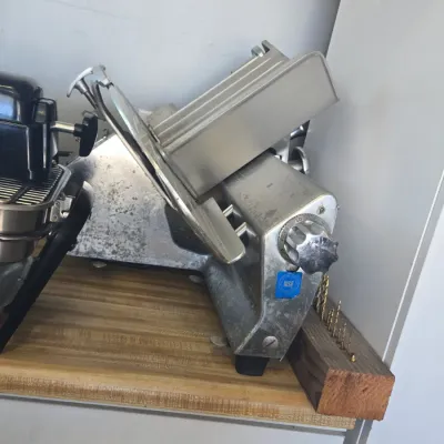 Sale Photo Thumbnail #417: Vintage commercial meat slicer