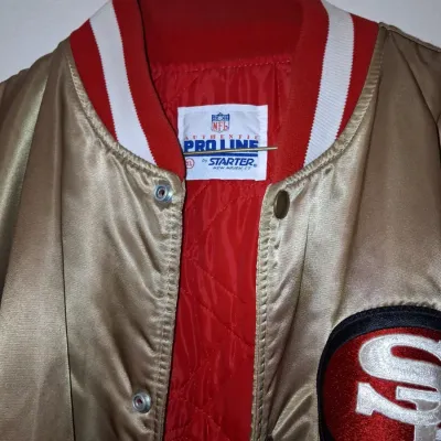Sale Photo Thumbnail #497: Vintage starter pro line san francisco ers satin jacket second image