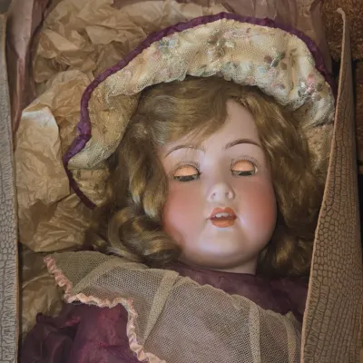 Sale Photo Thumbnail #448: Heinrich handwerk bisque head doll third image