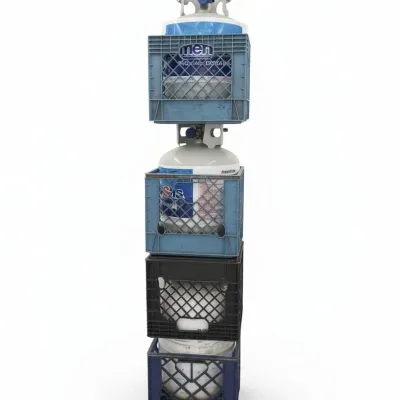Sale Photo Thumbnail #271: Blue rhino and amerigas propane exchange cylinders