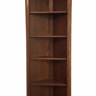 Sale Photo Thumbnail #410: Traditional oak corner shelf unit