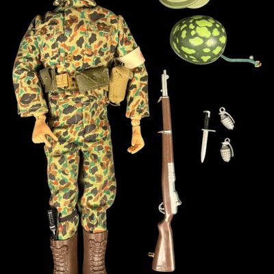 Sale Photo Thumbnail #228: Vintage 1964 G.I. Joe Camouflage Action Soldier