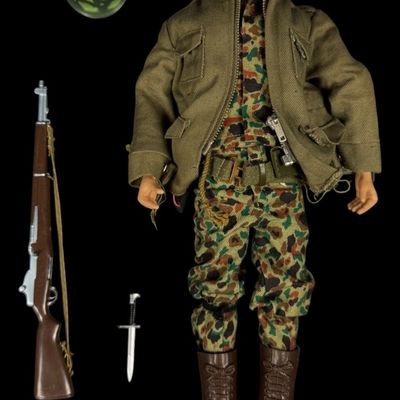 Sale Photo Thumbnail #224: Vintage 1964 G.I. Joe Camouflage Soldier with