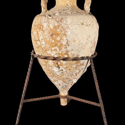 Sale Photo Thumbnail #291: Barnacle-Encrusted Amphora Display