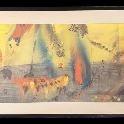 Sale Photo Thumbnail #46: Abstract Mixed Media Painting