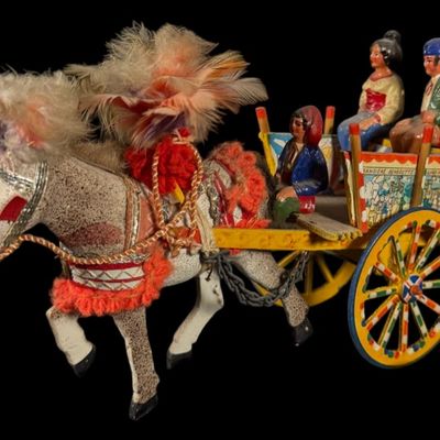 Sale Photo Thumbnail #132: Sicilian Horse & Cart Souvenir