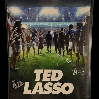 Sale Photo Thumbnail #142: Multi-Signed Ted Lasso Promotional Poster