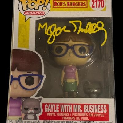 Sale Photo Thumbnail #82: Gayle with Mr. Business Signed Funko Pop