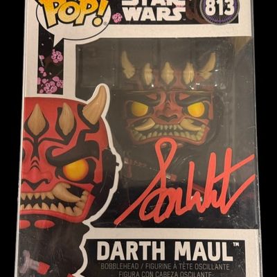 Sale Photo Thumbnail #111: Darth Maul Signed Funko Pop
