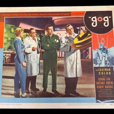 Sale Photo Thumbnail #244: Gog (1954) Original First-Release Lobby Card with