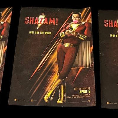 Sale Photo Thumbnail #145: Shazam! Theater Promotional Mini Posters (3)