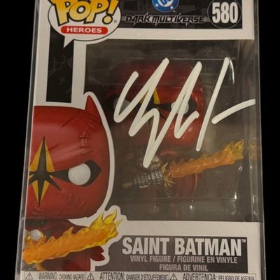 Sale Photo Thumbnail #90: Saint Batman Signed Funko Pop