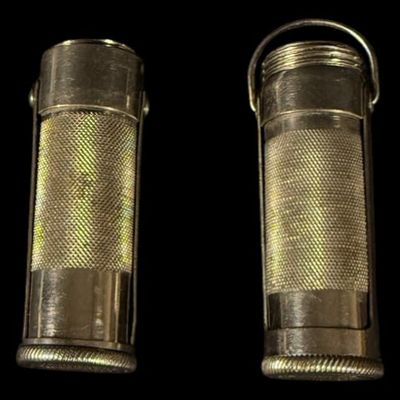 Sale Photo Thumbnail #268: Pair of Marbles Safety Match Holders