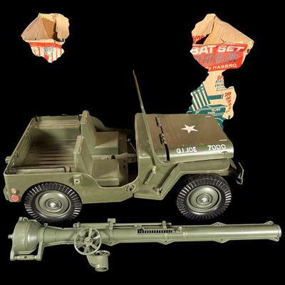 Sale Photo Thumbnail #212: Vintage 1965 G.I. Joe Official Jeep Combat Set