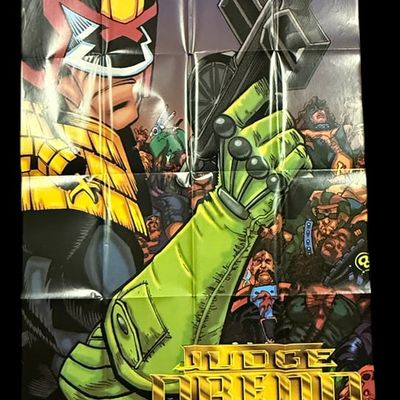 Sale Photo Thumbnail #155: Judge Dredd DC Comics Promotional Poster