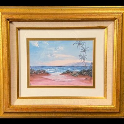 Sale Photo Thumbnail #16: Jerry R. Covey 'Maui Sunset' Limited Edition