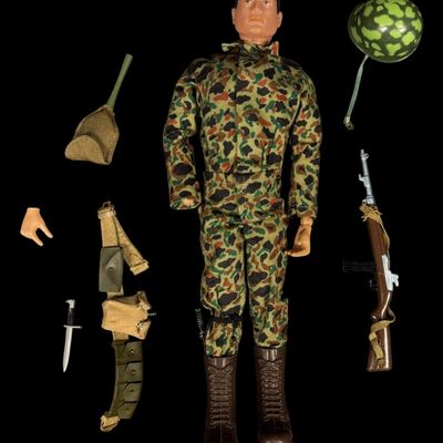 Sale Photo Thumbnail #223: Vintage 1964 G.I. Joe Combat Soldier Figure