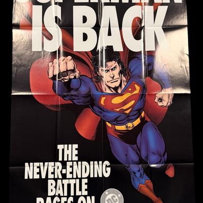 Sale Photo Thumbnail #151: DC Comics Superman 'Superman Is Back' Promotional