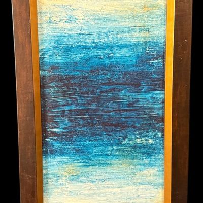 Sale Photo Thumbnail #31: John H. Miller Abstract Expressionist Oil on