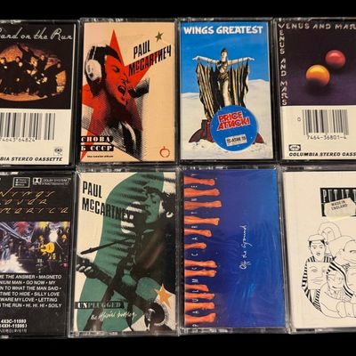 Sale Photo Thumbnail #324: Paul McCartney & Wings Cassette Collection (8)