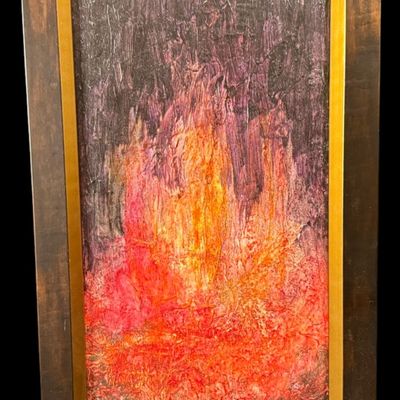Sale Photo Thumbnail #30: John H. Miller Abstract Expressionist Oil on